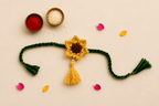Marigold Rakhi Set